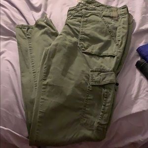 Sound and matter khaki green skinny